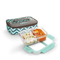 Allo FoodSafe Microwave Safe Glass Lunch Box Rectangle 580ml