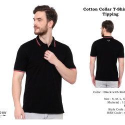 Arrow Cotton Collar T-Shirt With  Tipping (ARIK0054/ARIK0045/ARIK0044)