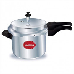 Lifelong 3 Litre (ISI Marked) Aluminium Pressure Cooker Inner Lid with Induction