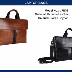 MASSI MILIANO Genuine Leather  URB01 LAPTOP BAGS