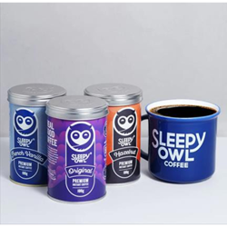 SLEEPY OWL COFFEE  All Things Instant Coffee + Mug