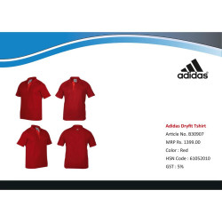 Adidas Dry Fit Tshirt (B30903 / B30904 /B30905 / B30906 / B30907)