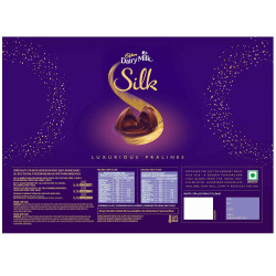 Cadbury Dairy Milk Silk Pralines Transparent Gift Box