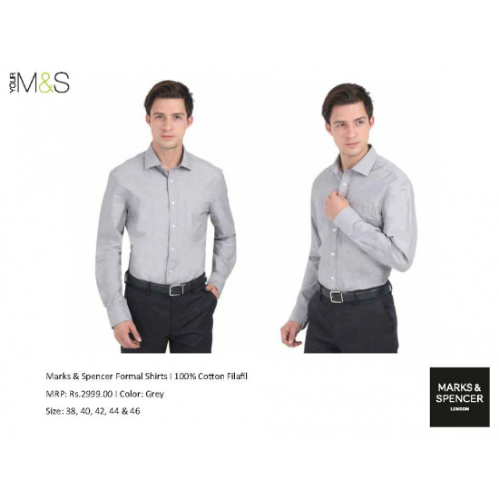Marks And Spencers Cotton Shirt