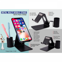  power plus Metal Mobile Stand With Detachable Tumbler 